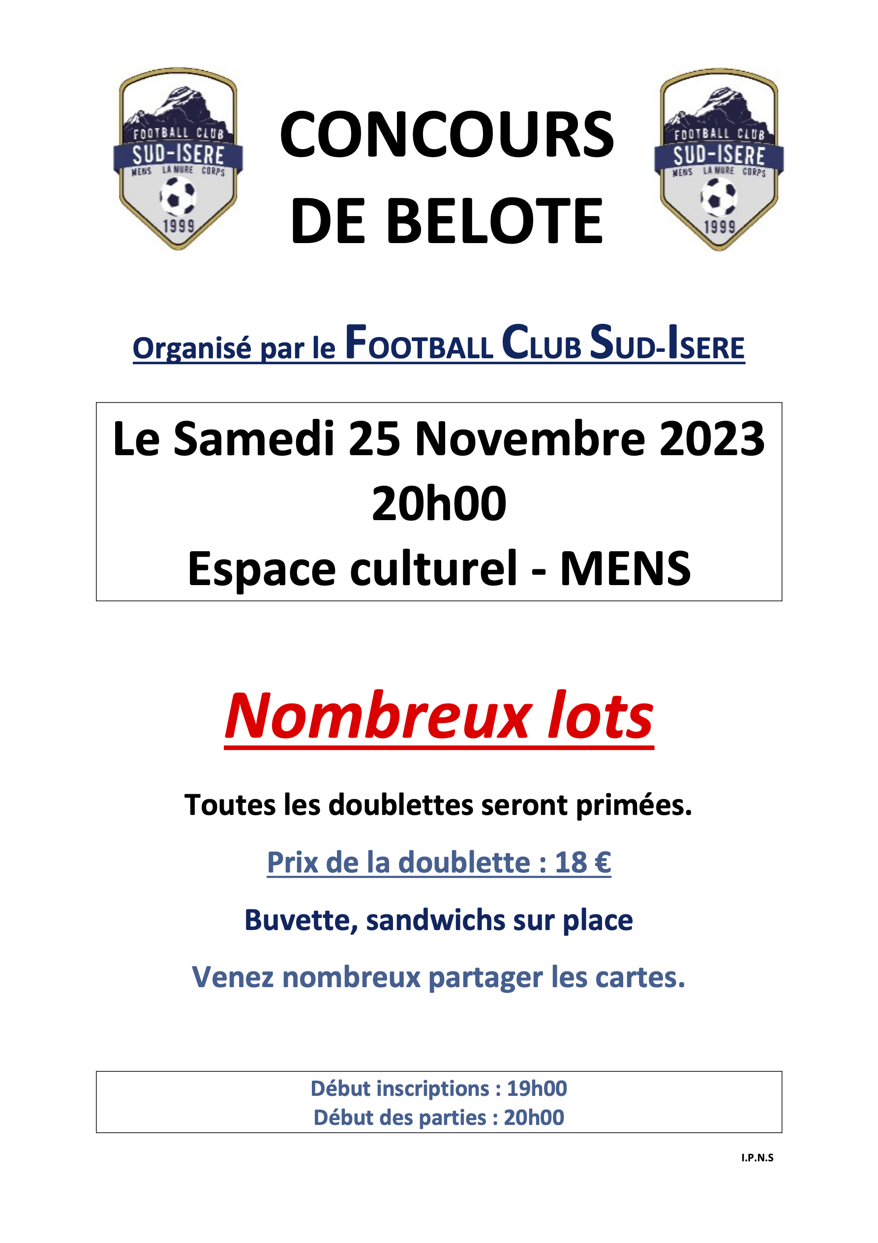 Concours de belote
