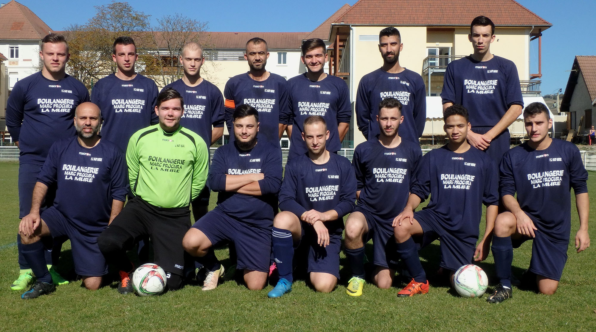 Equipe réserve du Football Club Sud Isere.