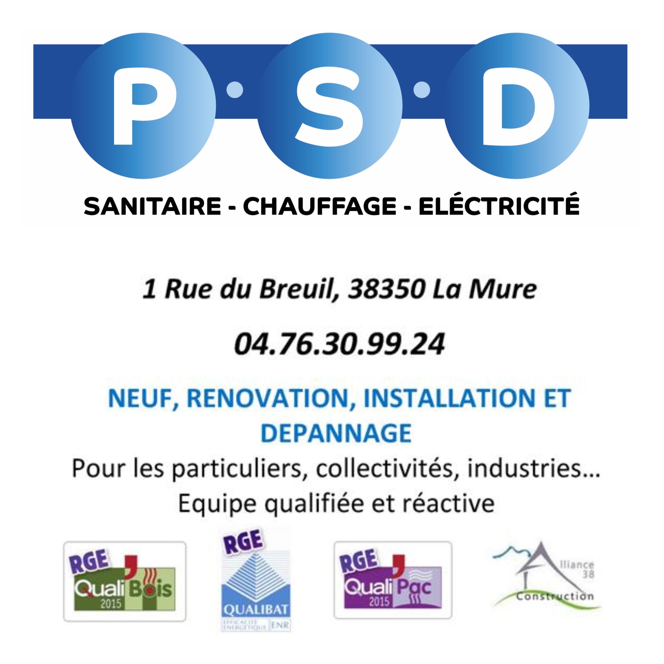 Plomberie Sud Dauphiné PSD à la Mure