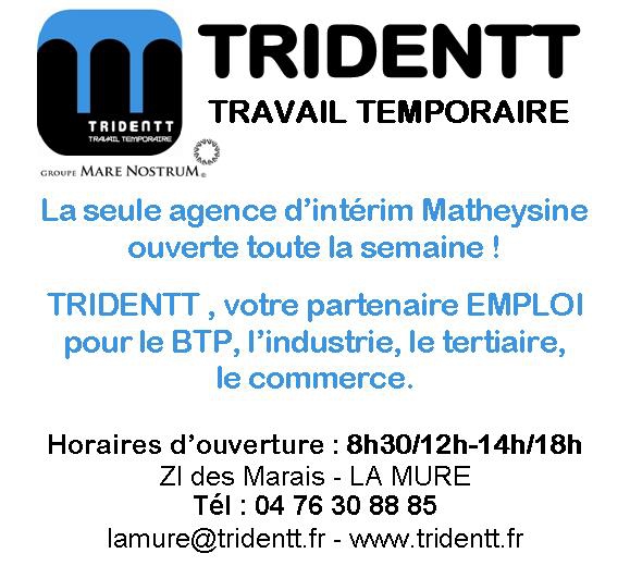 Tridentt Travail temporaire à la Mure