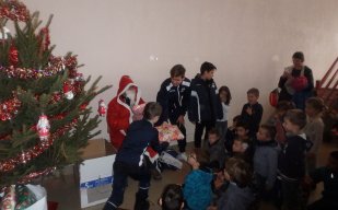 Arbre de Noël de l'école de foot