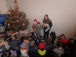 Arbre de Noël de l'école de foot