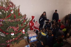 Arbre de Noël de l'école de foot