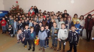 Arbre de Noël de l'école de foot