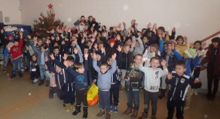 Arbre de Noël de l'école de foot