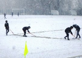 Les U17 sous la neige