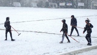 Les U17 sous la neige