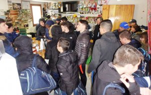 Les U17 sous la neige